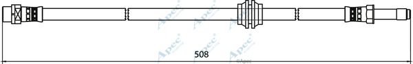 APEC BRAKING Тормозной шланг HOS3904